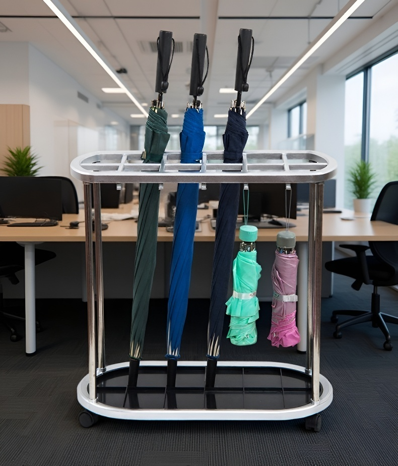 우산꽂이의 견고한 소재