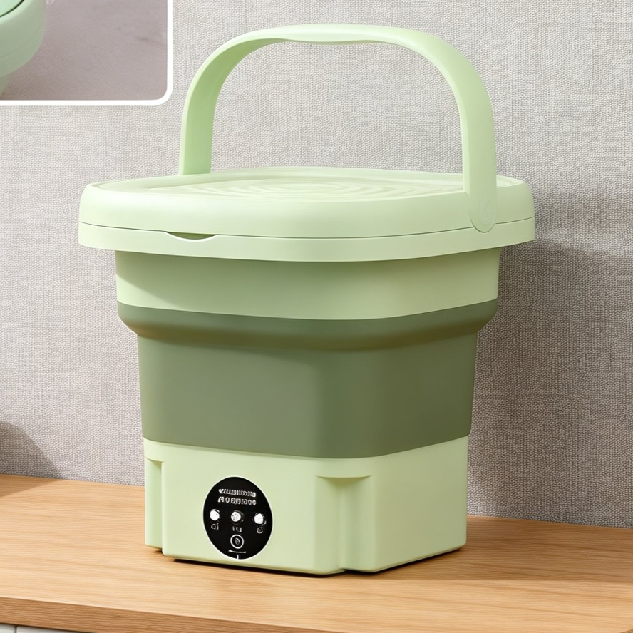 Kompakter Wäschebehälter für kleine Räume