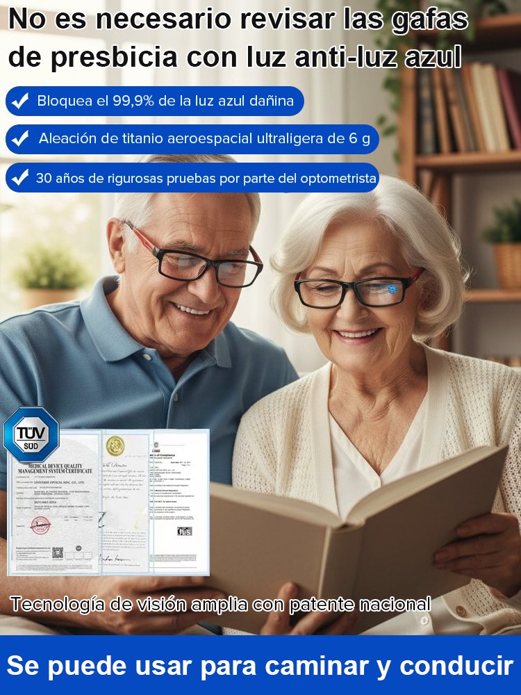  Gafas de lectura sin necesidad de receta con protección contra luz azul