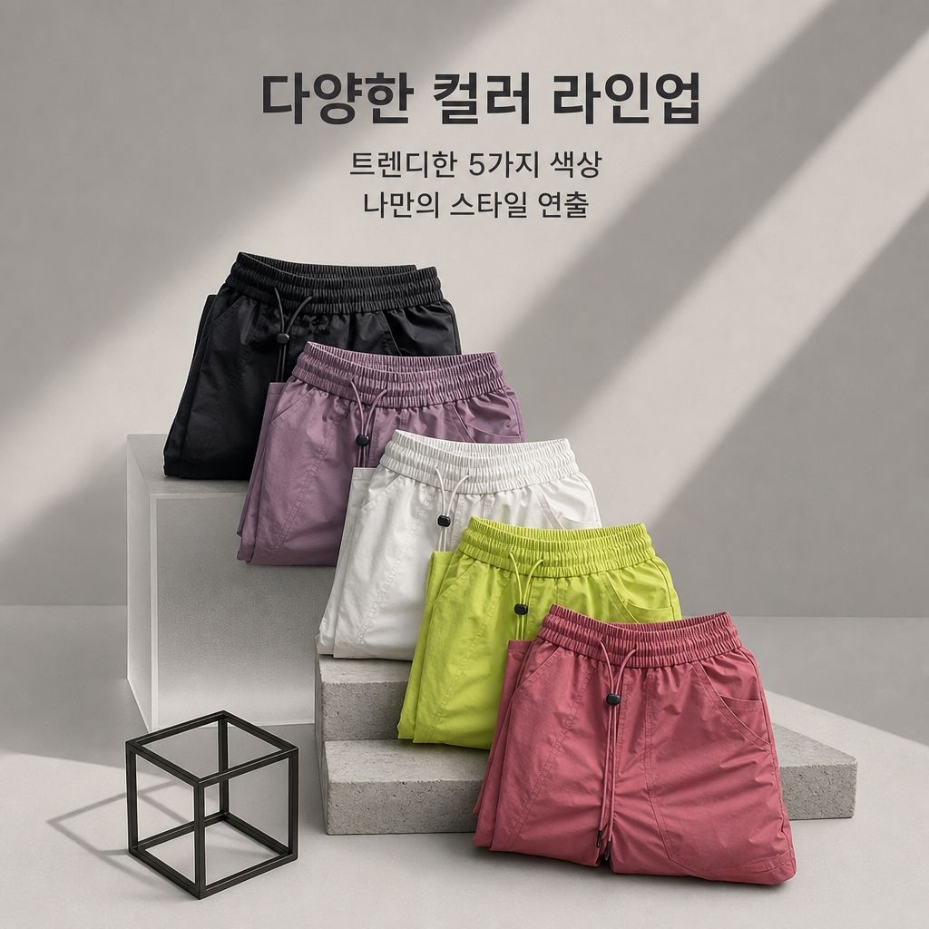 신상 심플 고급스러운 쿨링 숏팬츠