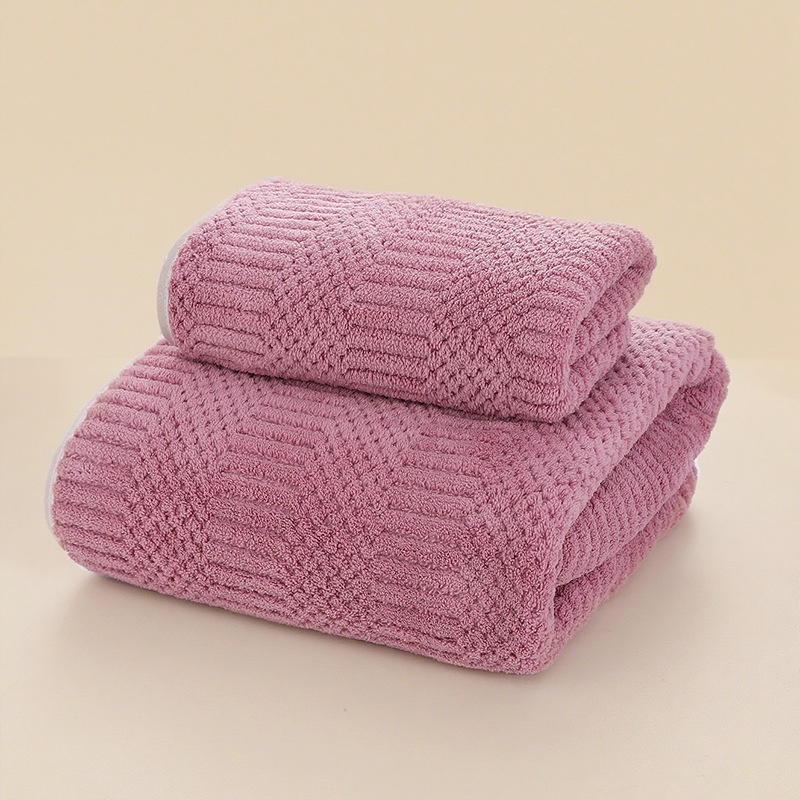 Coral Fleece Thickened Absorbent Adult Face Towel