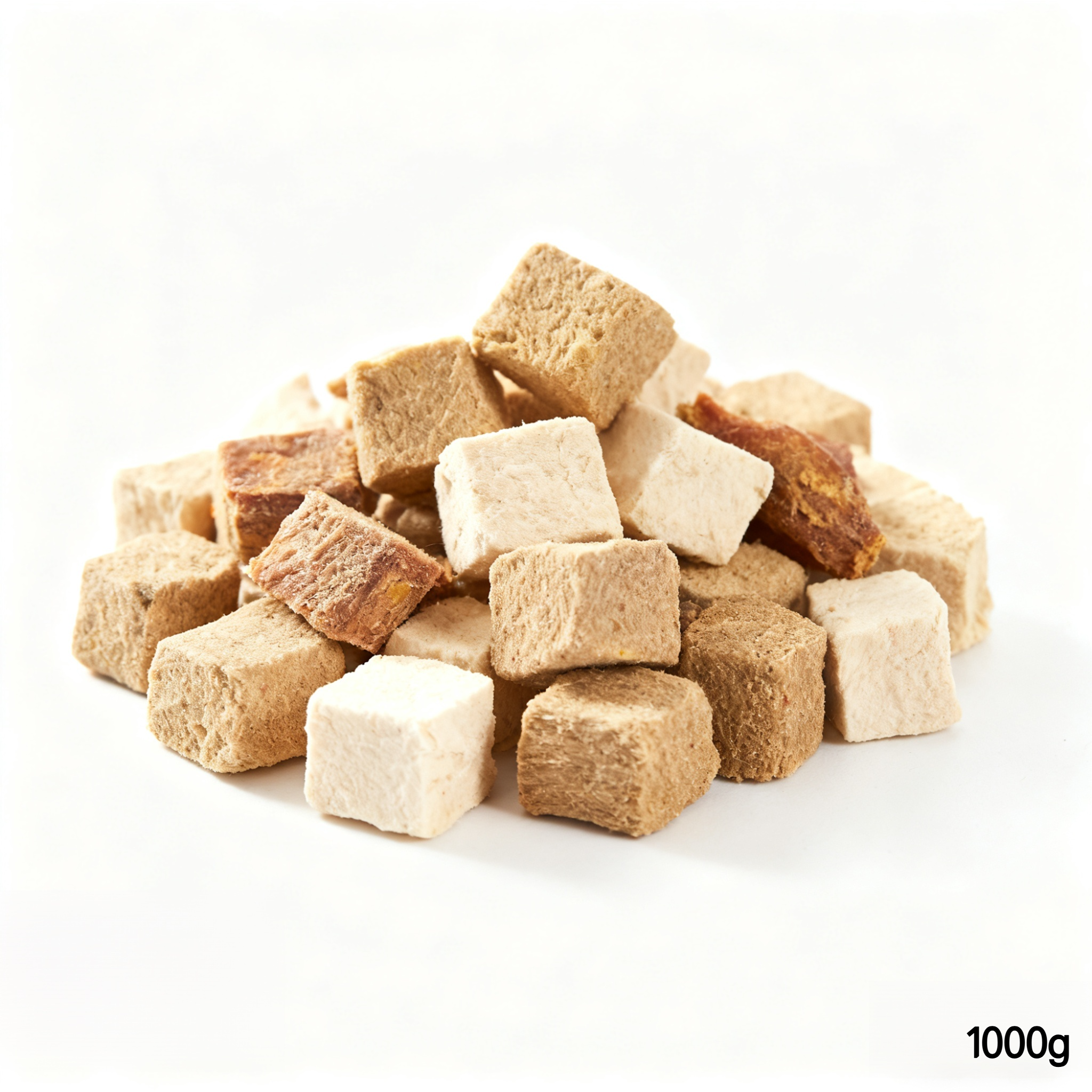 Healthy vegan freeze-dried snack mix