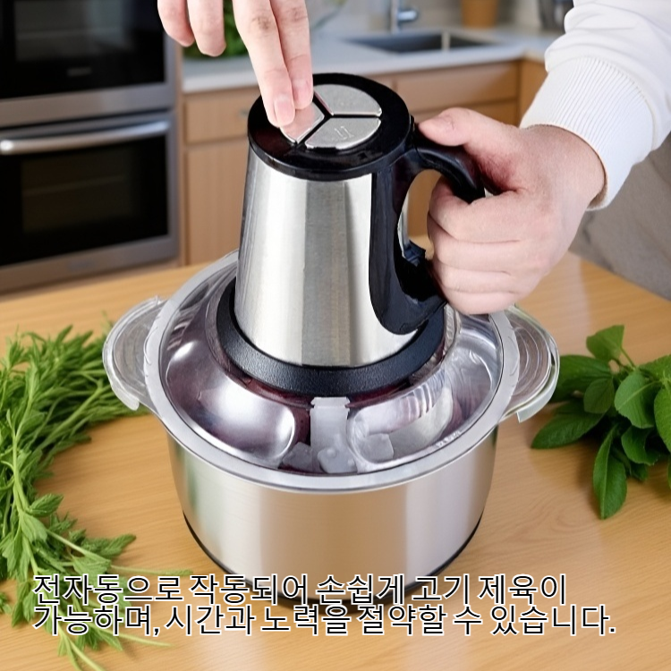 전자동 스테인리스강 가정용 제육기
