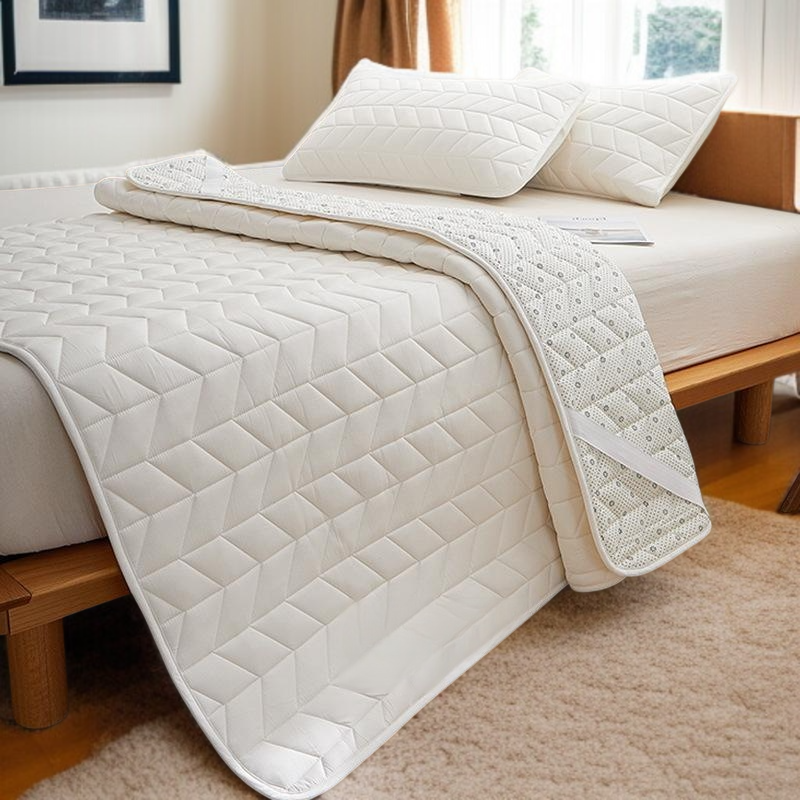 면 전체 매트리스 쿠션 가정용 침실 싱글 항균 요 미끄럼 방지 매트리스 순면 얇은 매트 접이식