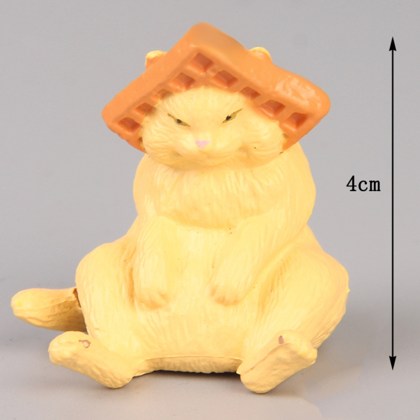 Cat Toast Bread Helmet Gashapon Toy