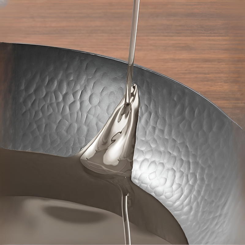 無塗層錘紋平底煎鍋