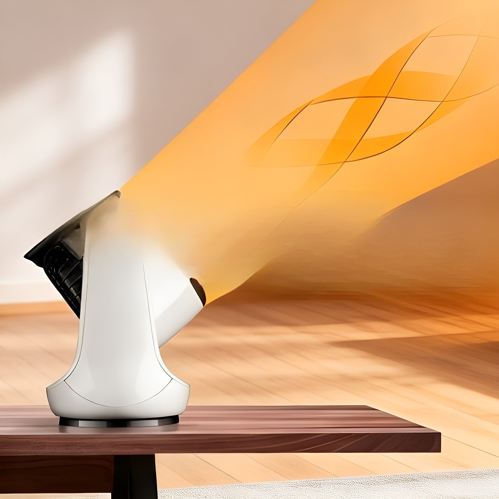 Mini-Tischheizung mit Kühl- und Heizfunktion, energiesparend