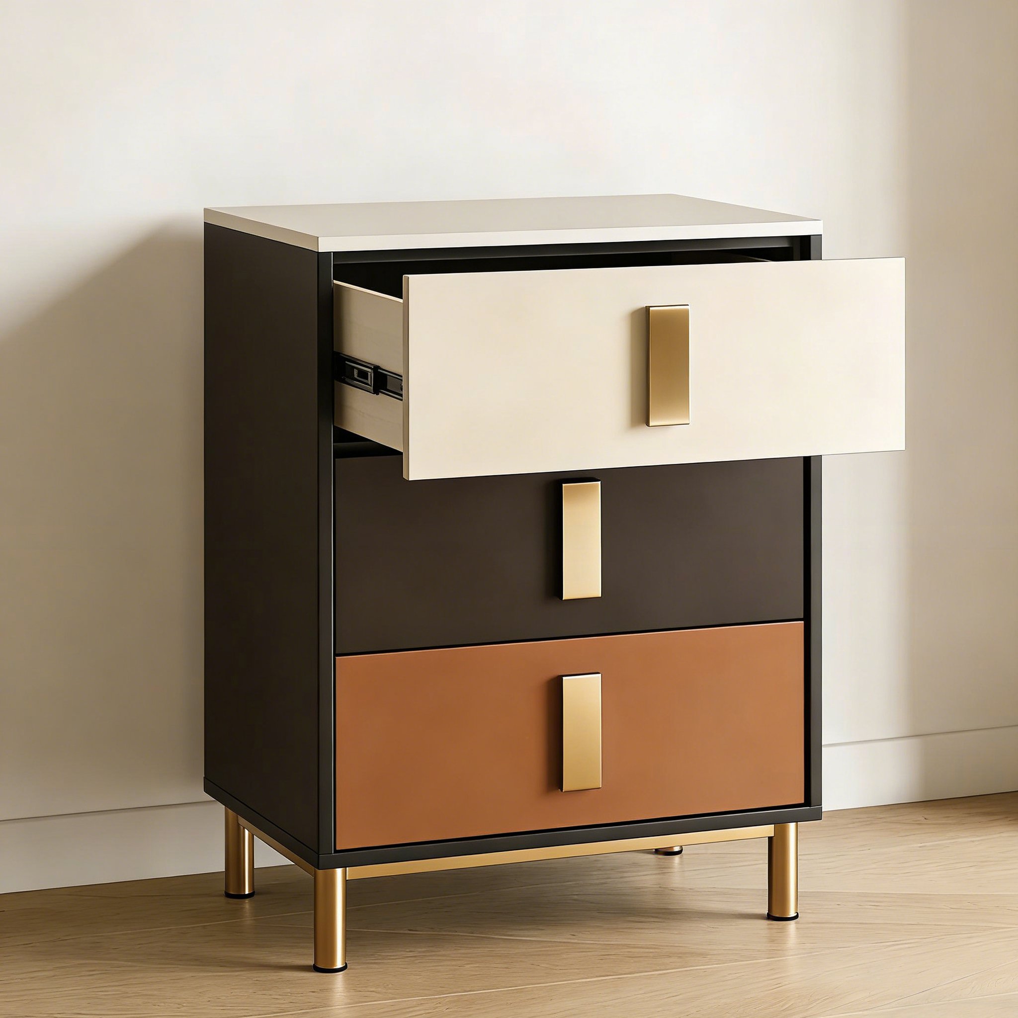 多機能引き出し収納キャビネット