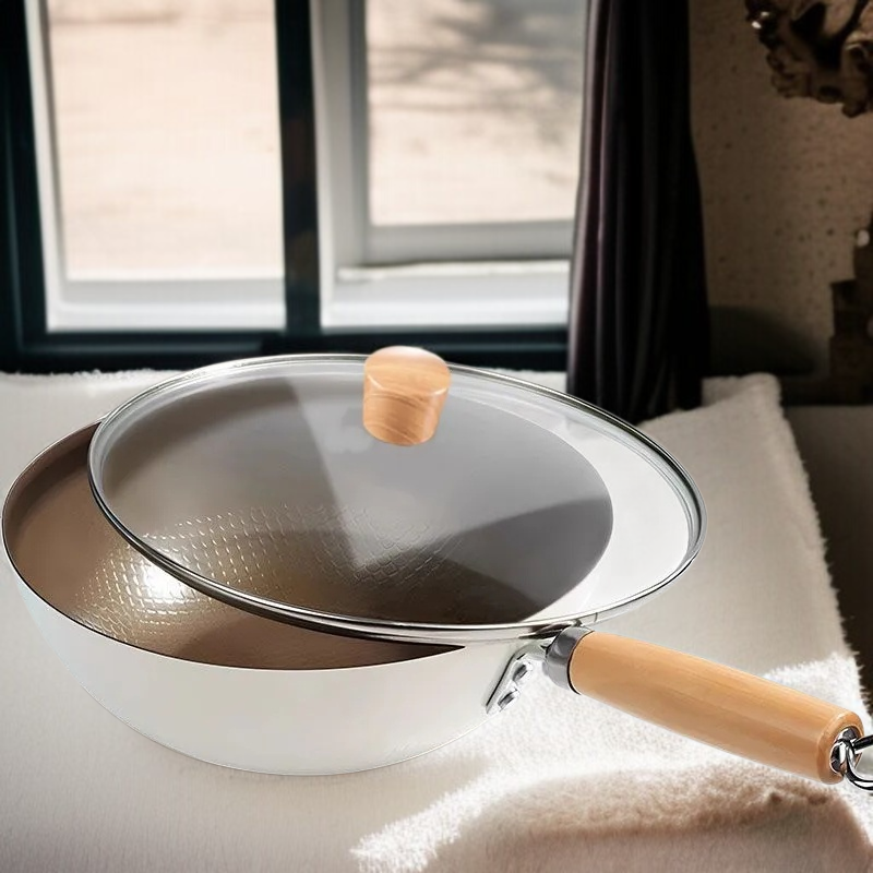 Household Ceramic Non-Stick Mini Pan Without Coating close-up