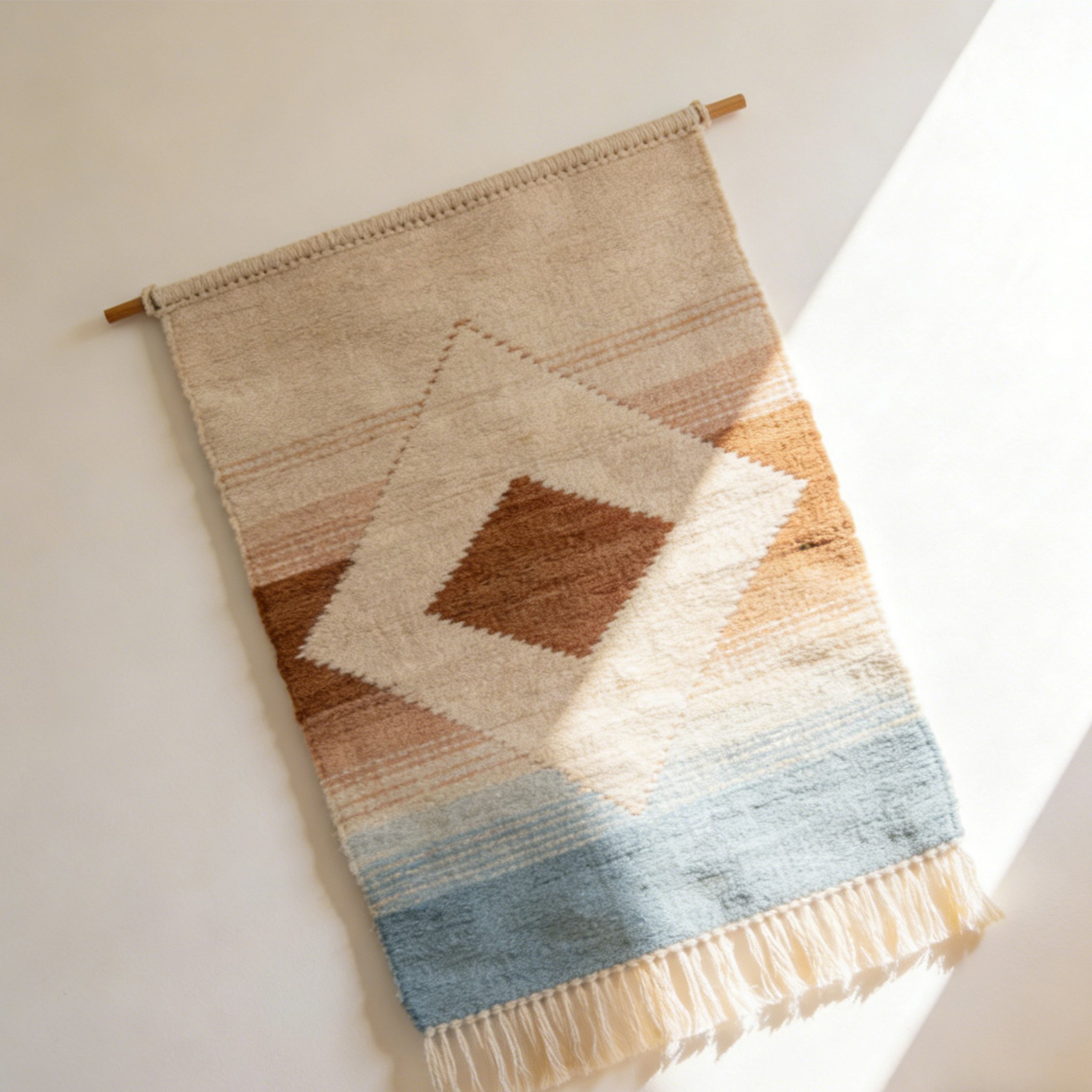 Minimalist Modern Fabric Wall Hanging