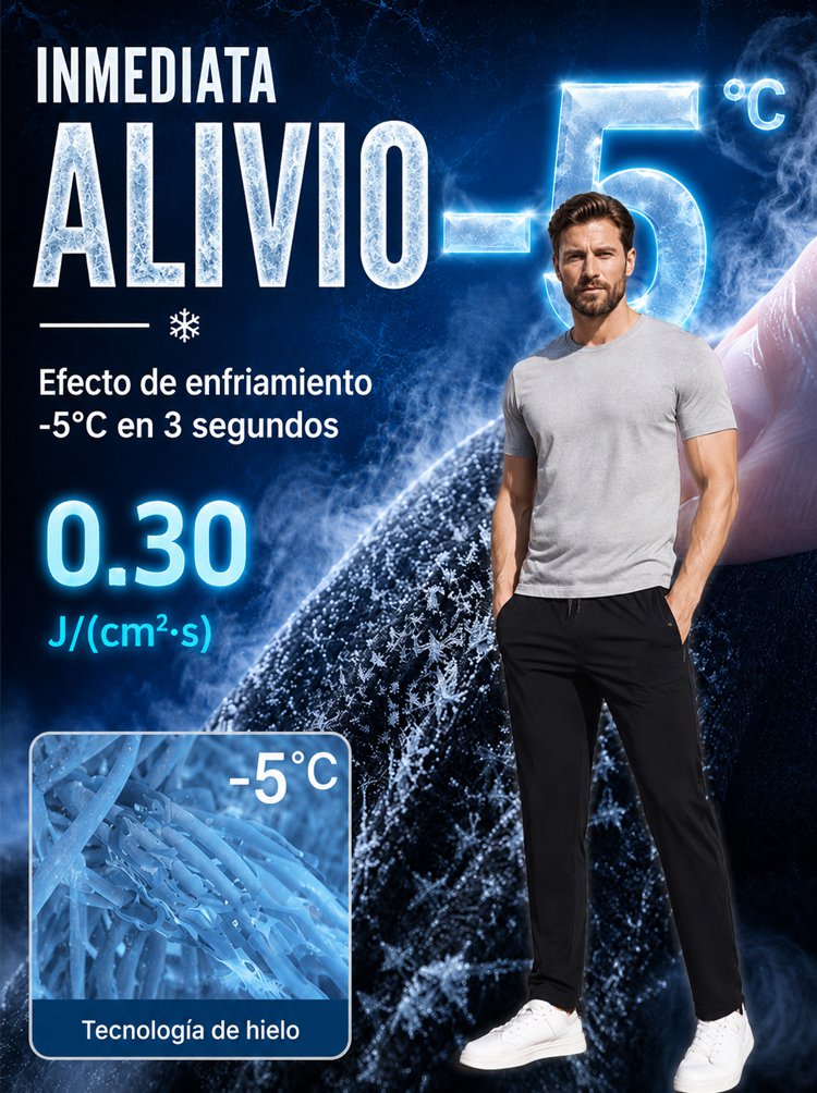Pantalones largos frescos y refrescantes