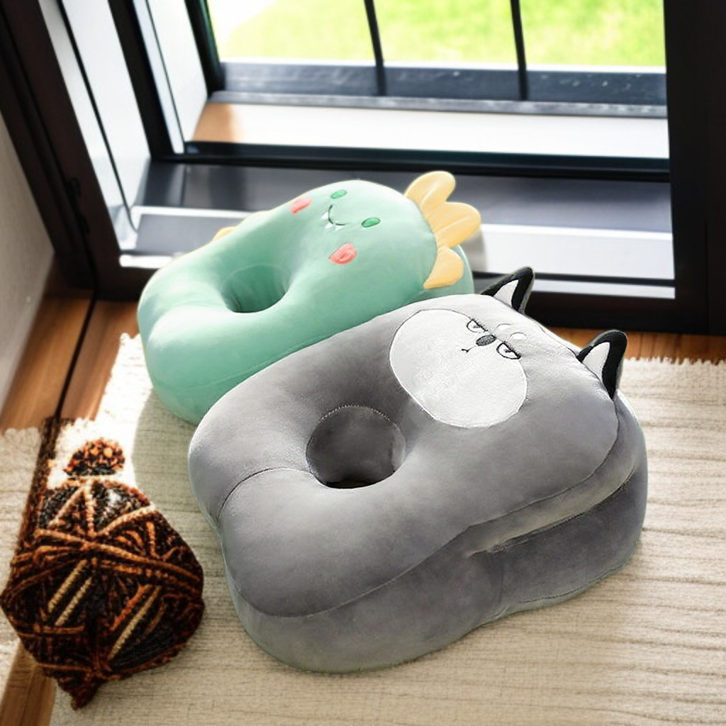 Student using nap pillow in classroom