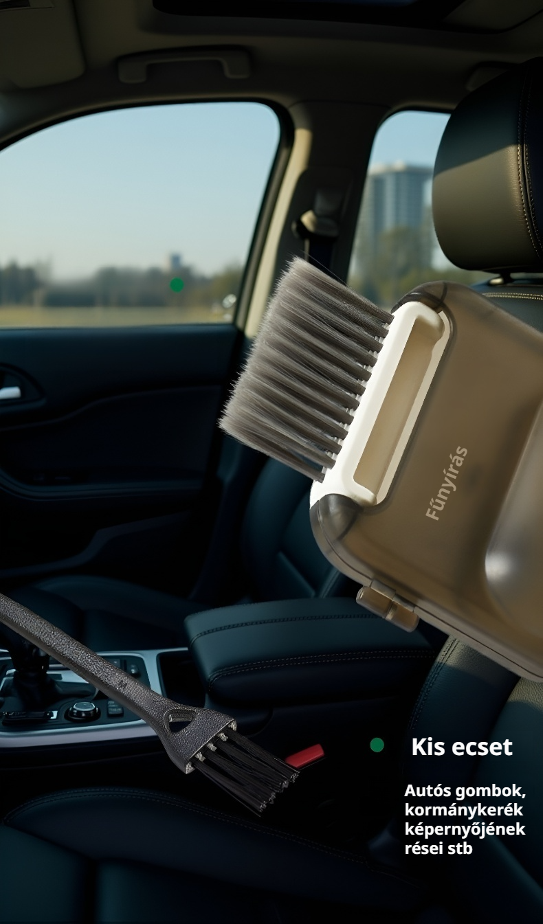 3 az 1-ben tisztítókefe – autó, billentyűzet, lencse