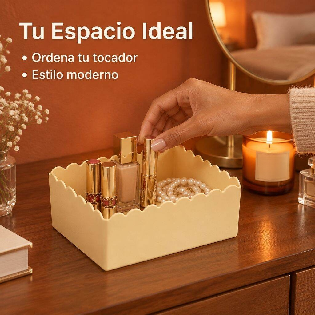 Caja organizadora para baño y dormitorio