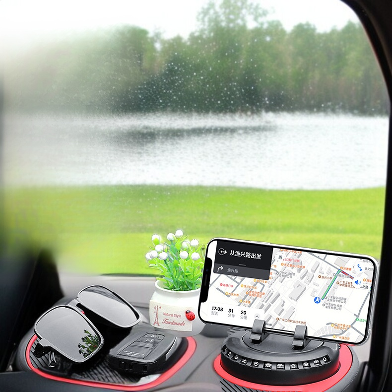 車多機能滑り止めマットダッシュボード携帯電話ホルダー滑り止めマットアロマテラピー自動車用品駐車場滑り止めマット