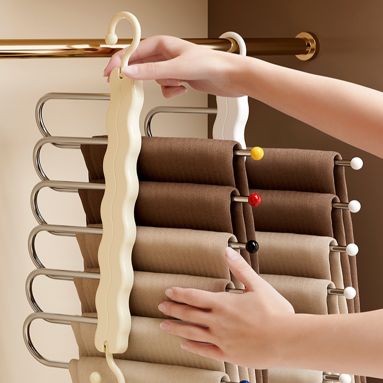 Multi-functional Foldable Non-slip Pants Hanger