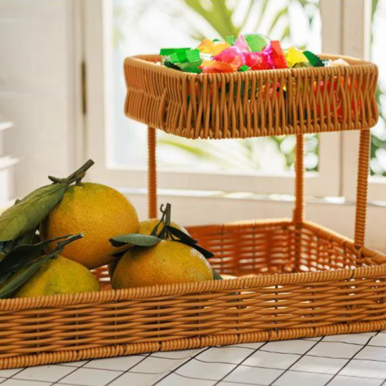 Space-saving bathroom countertop organizer