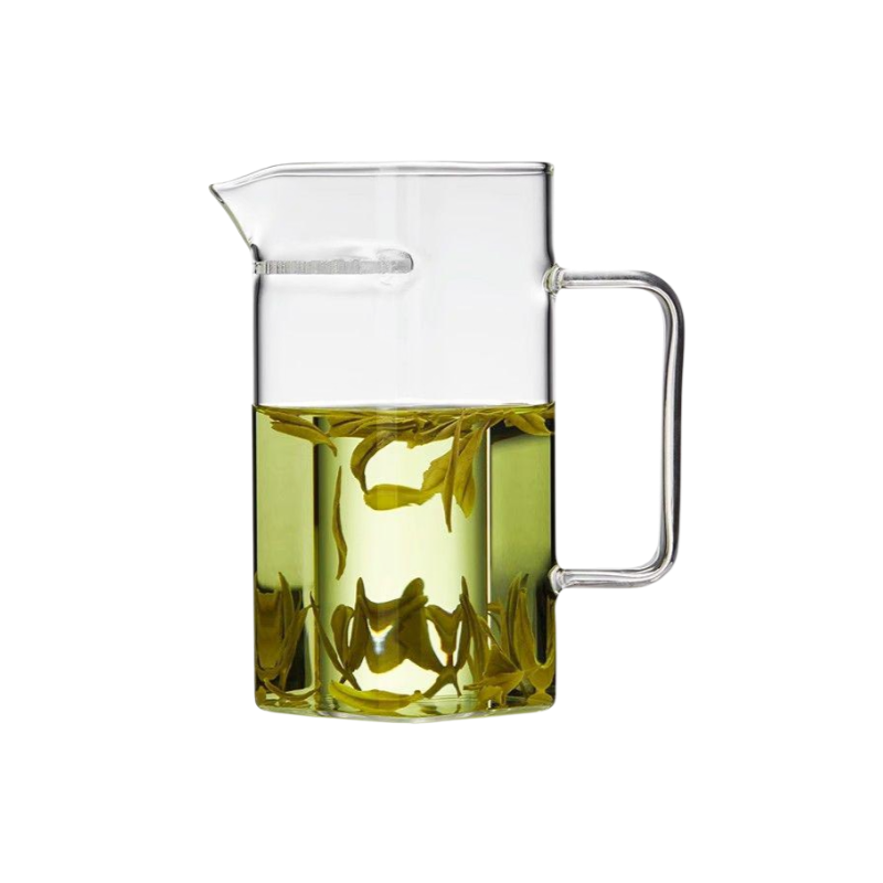 Glass Tea Pitcher and Infuser Cup Set