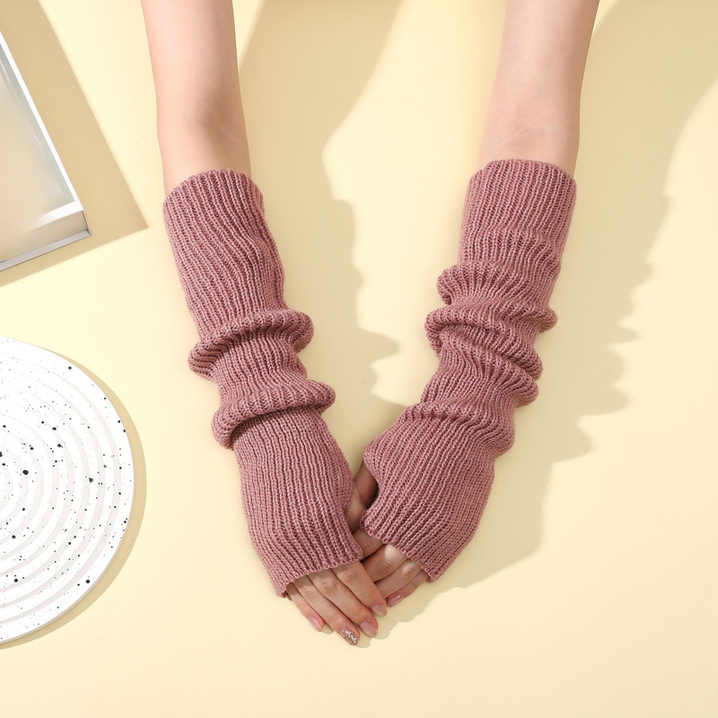 Mangas de punto sin dedos