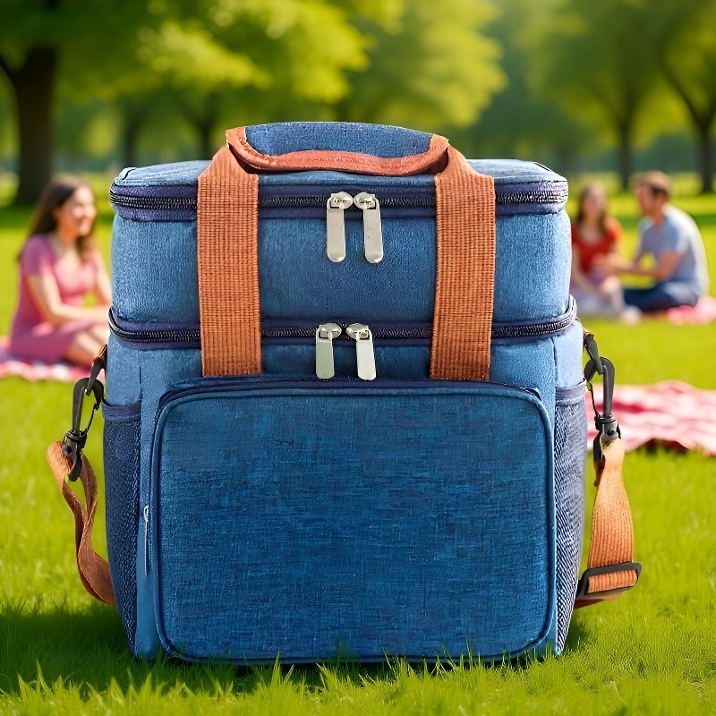 방수 및 보온 기능이 있는 크로스바디 런치백