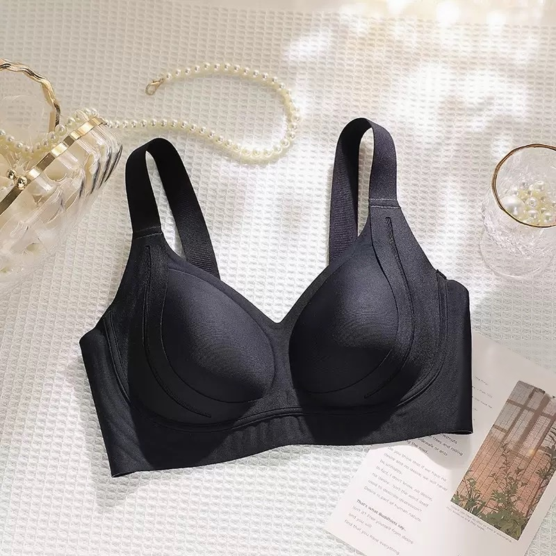 Partitioned Gathered Lifting Wireless Bra