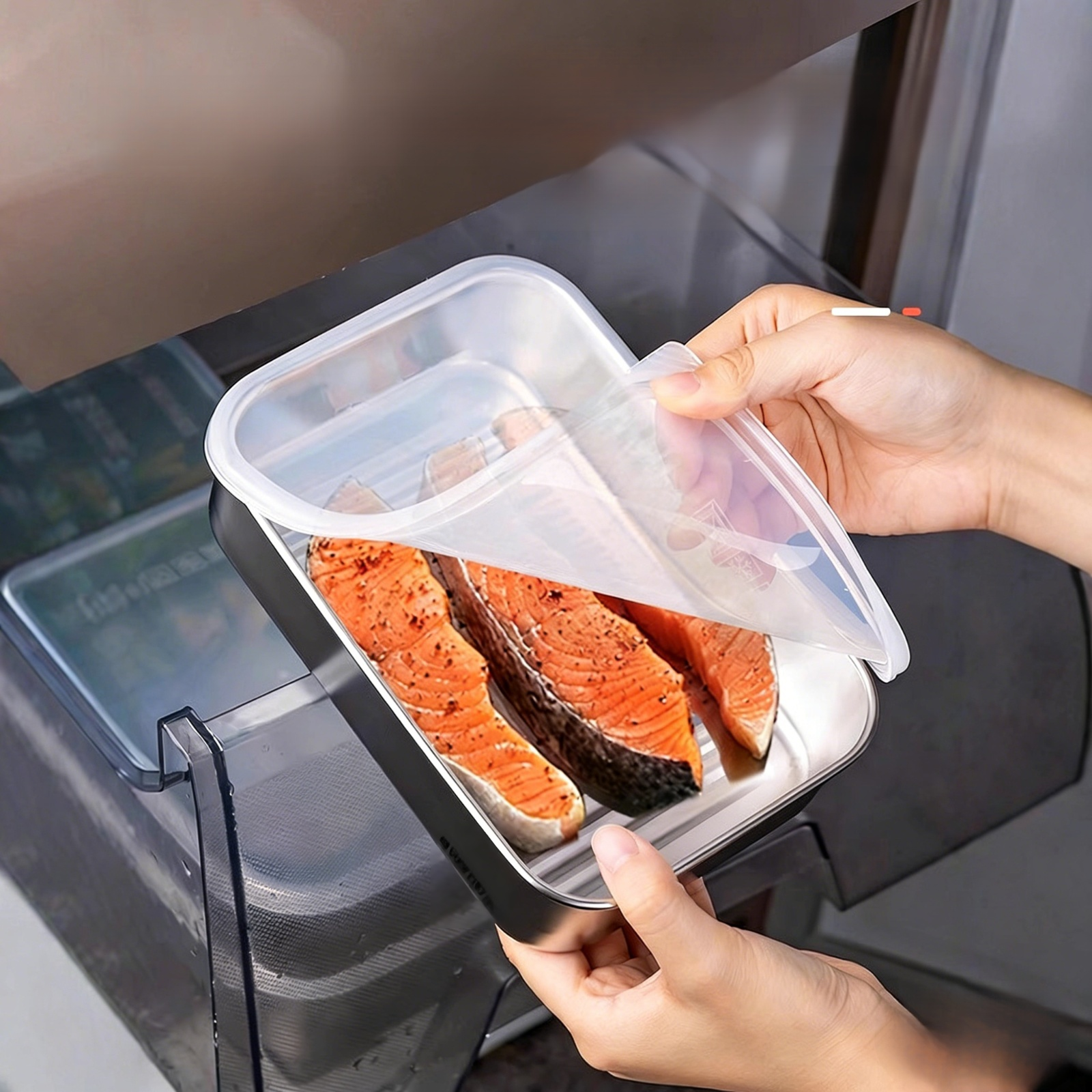 Spülmaschinenfestes Tablett aus 304 Edelstahl