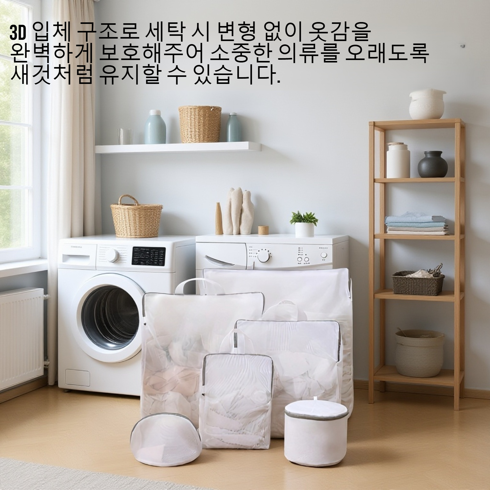 변형 방지 3D 세탁망 세트