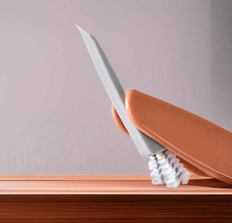 スクレーパー機能付き隙間掃除ブラシ