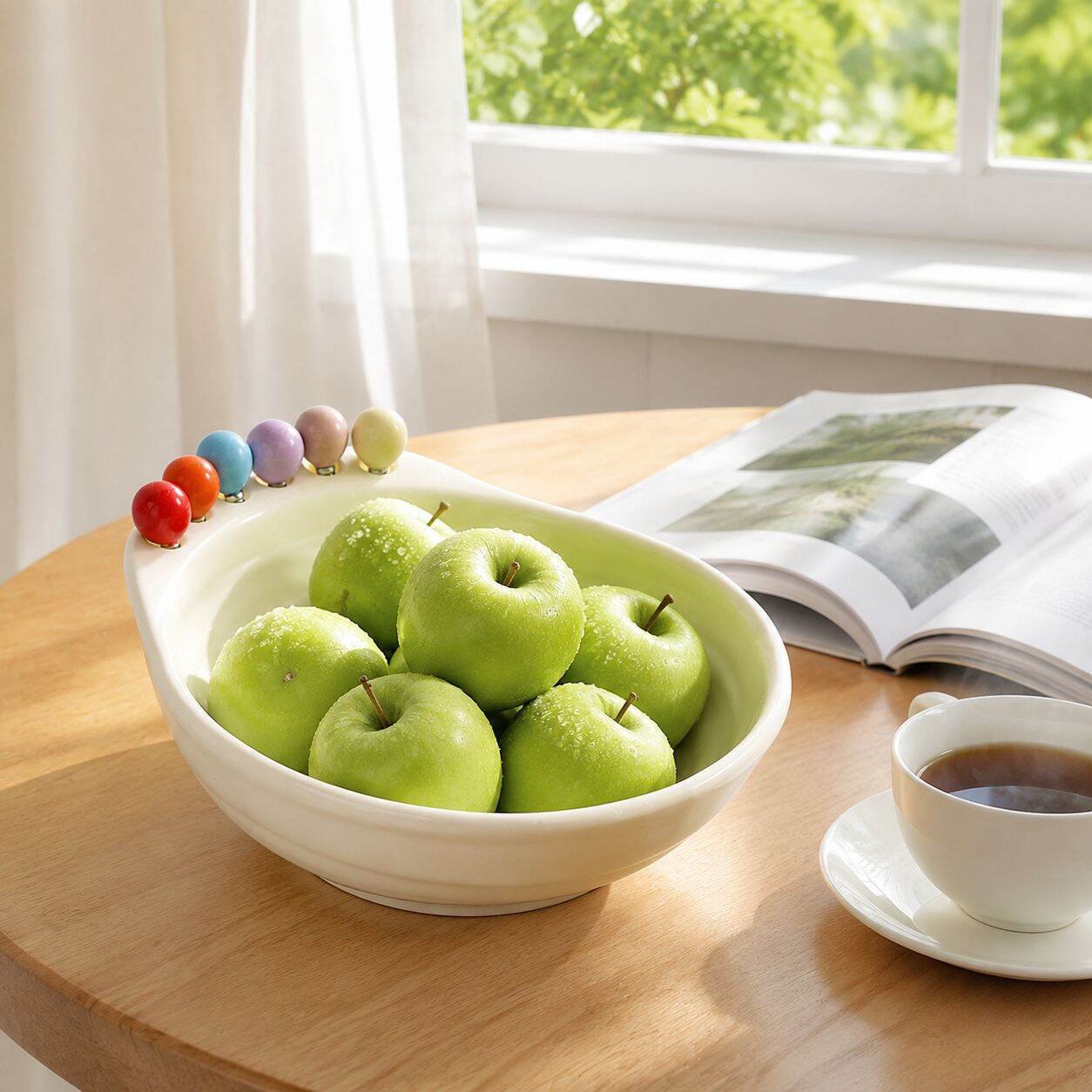 Multifunctional Large Fruit Candy Snack Draining Tray for Living Room