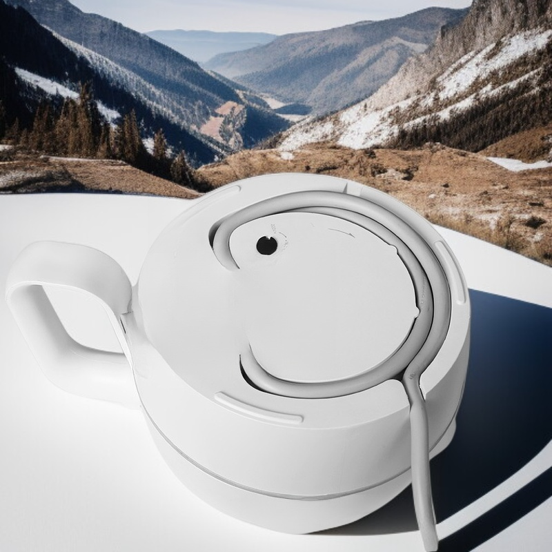 غلاية كهربائية سيليكون قابلة للطي للسفر والاستخدام الخارجي والمنزلي