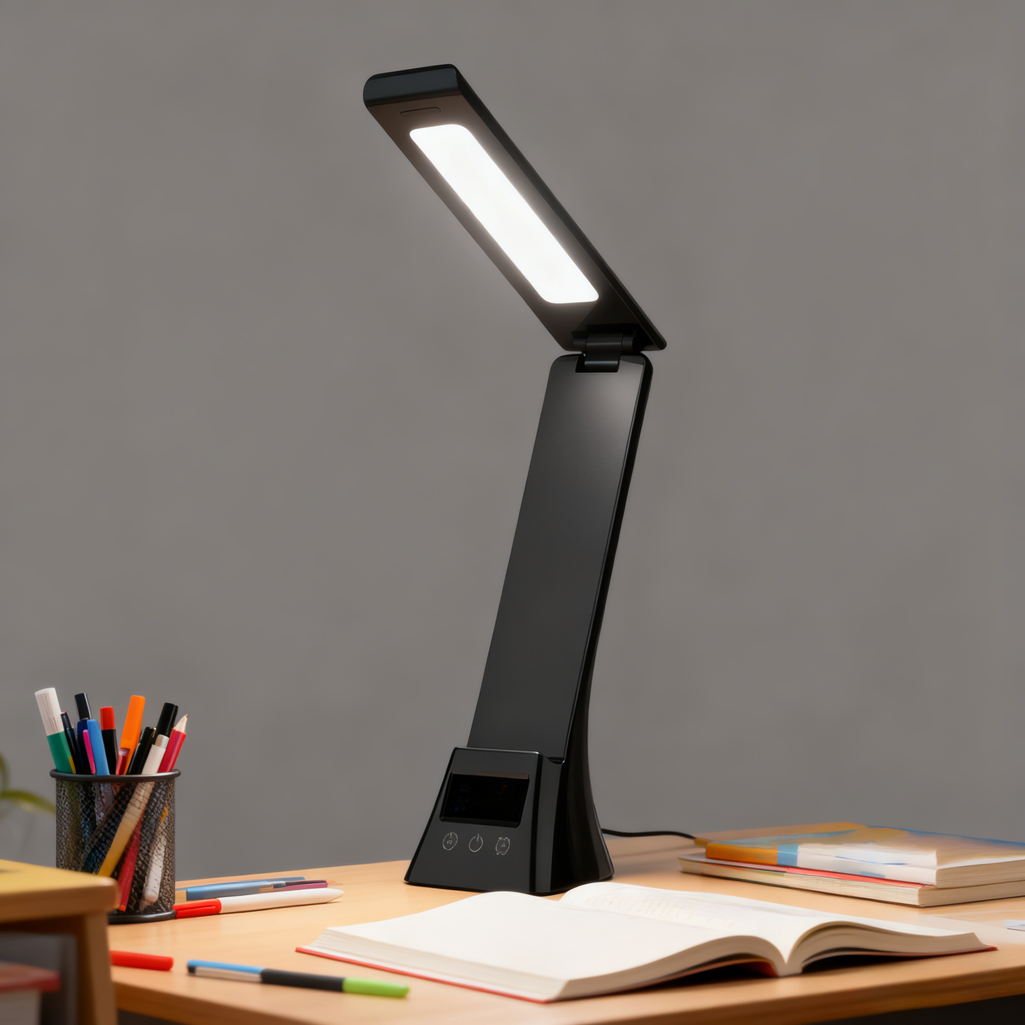 Folding wireless charging table lamp