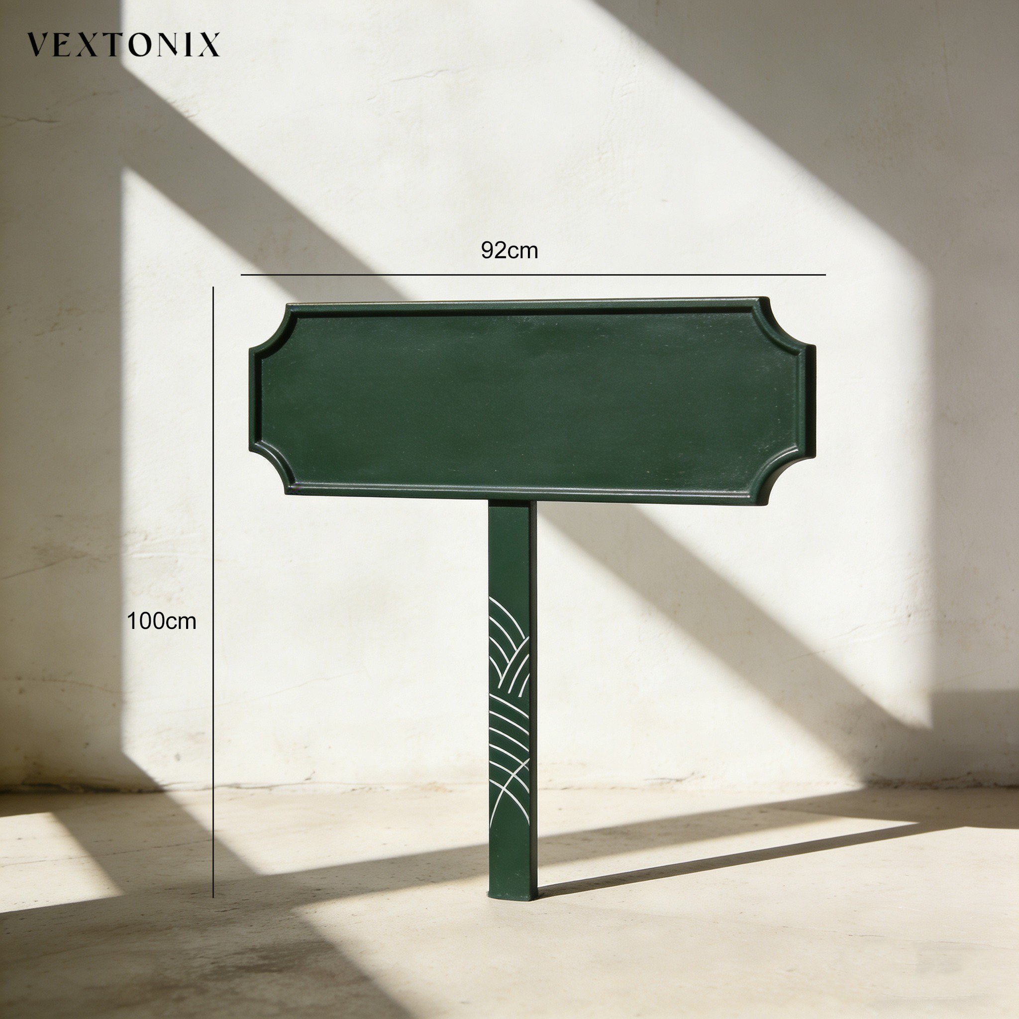 ป้ายทางเดินสวนสไตล์วินเทจ