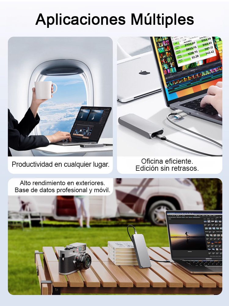 USB4.0 Gen3 – Disco duro sólido portátil de alta velocidad: transmisión estable sin pérdidas