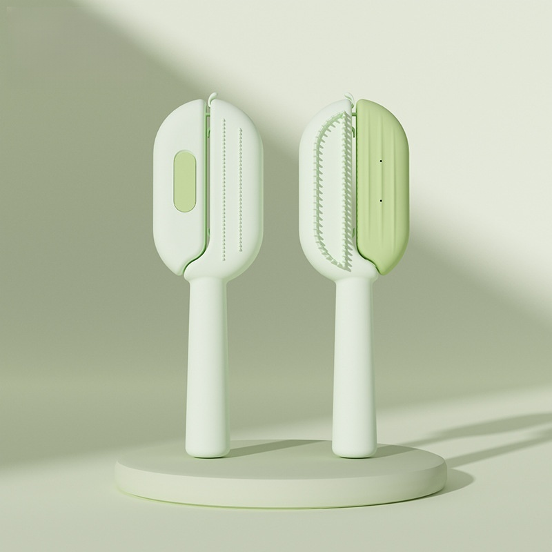 세척 가능한 애완견 털 제거 빗