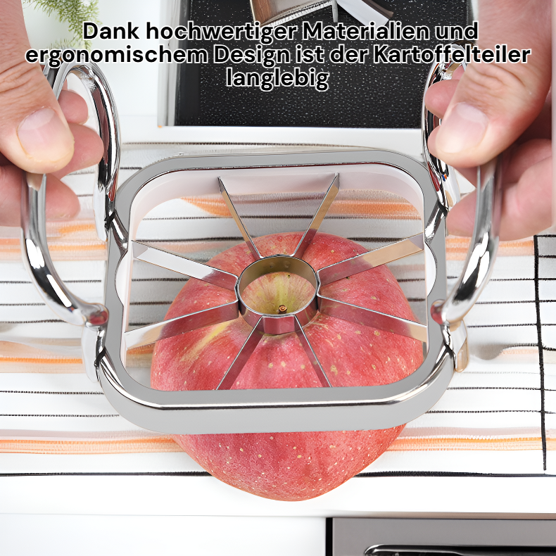 Multifunktionaler Gemüse- und Obstschneider Kartoffelteiler Verschiedene Schnittoptionen