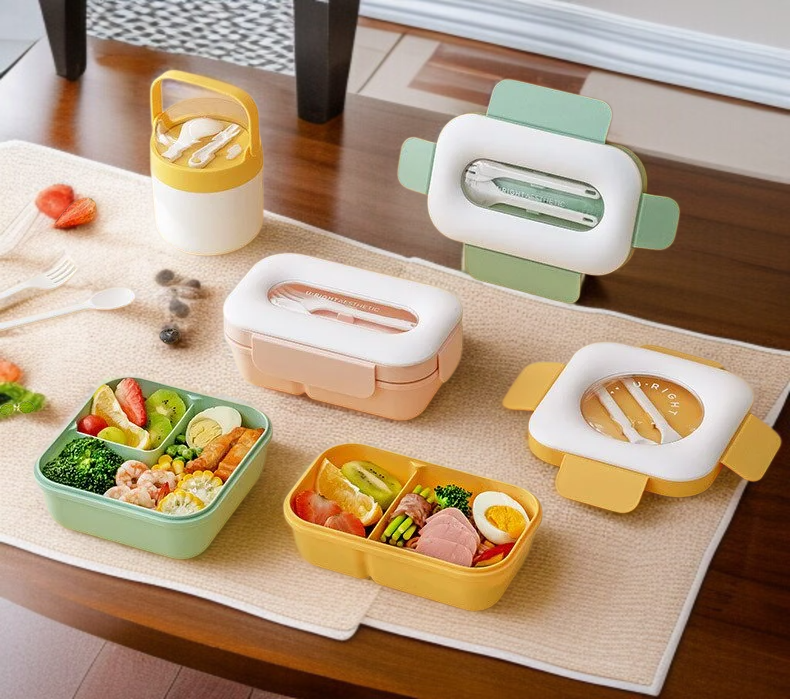 食品グレードの蓋付きランチボックス詳細