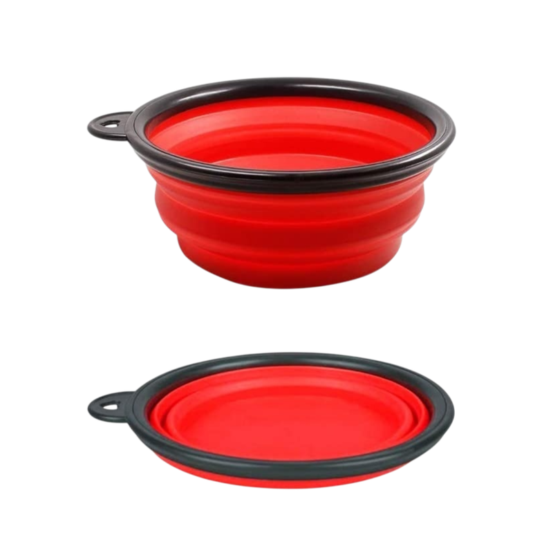 펫 접이식 실리콘 그릇