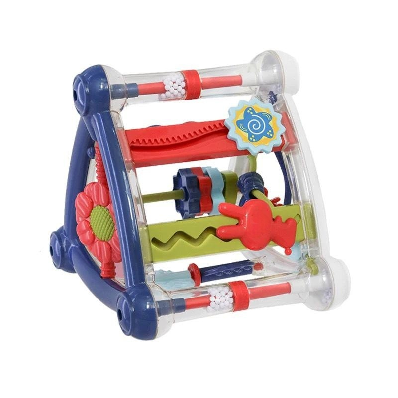Baby Five-sided Triangle Multi-purpose Rattle