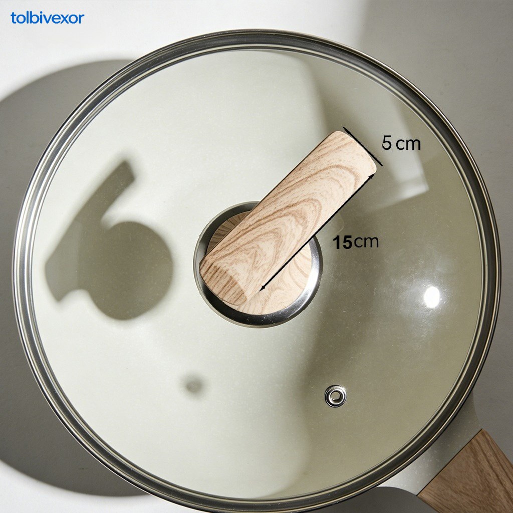 Easy-to-use wooden pot handle sleeves
