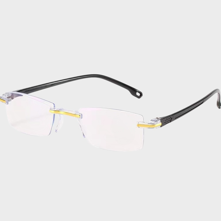 Men's reading glasses, blue light blocking, high-definition vision for both near and far distances.
