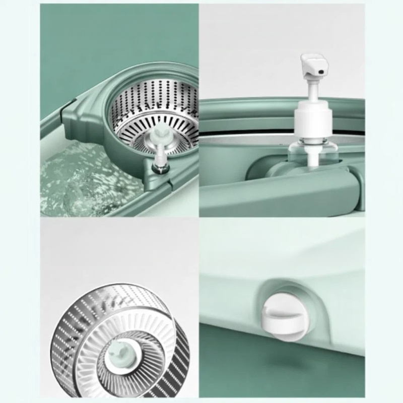 Multifunctional Spin Mop Bucket Set Convenient Hand-Wash Mop