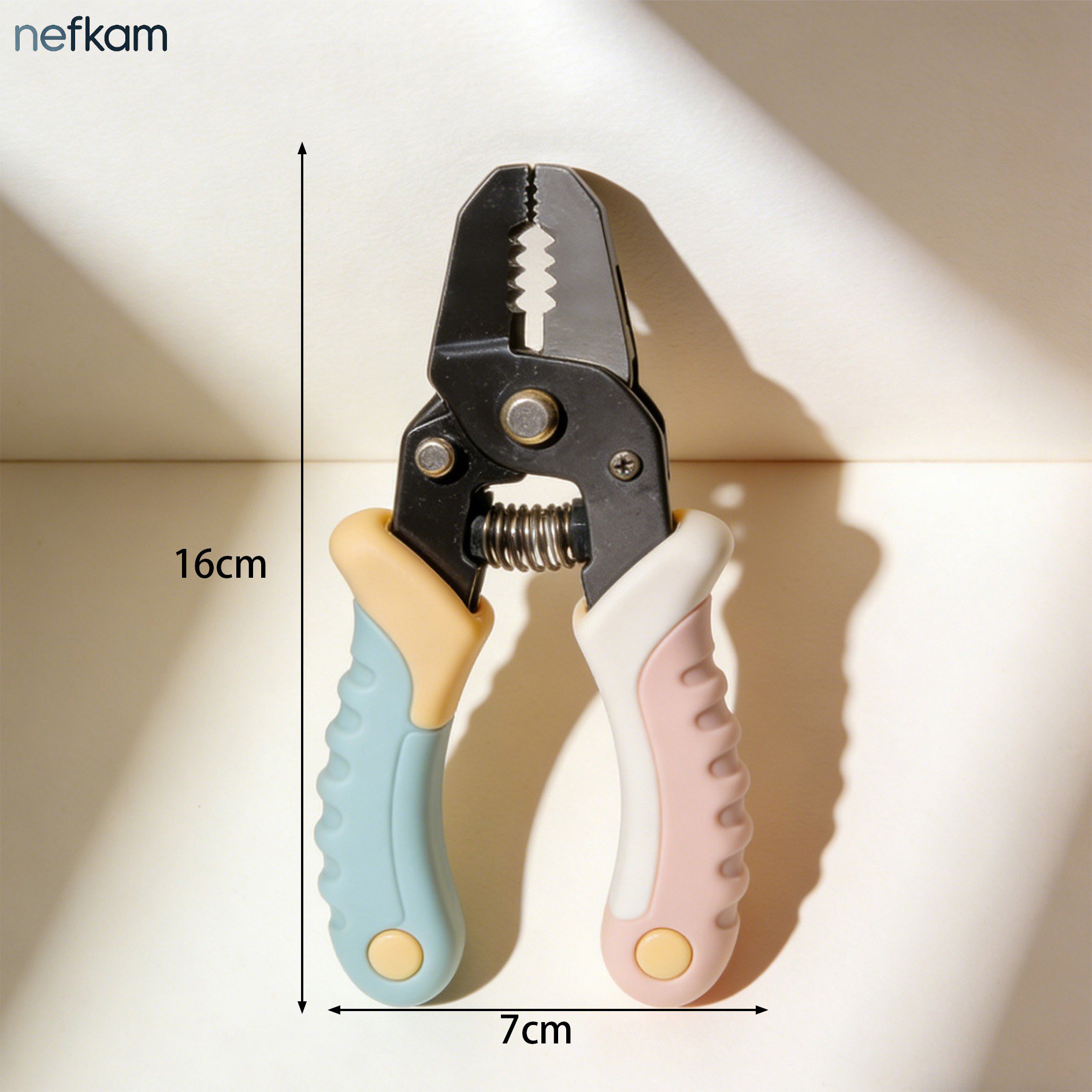 Travel-friendly clothes hanger in use