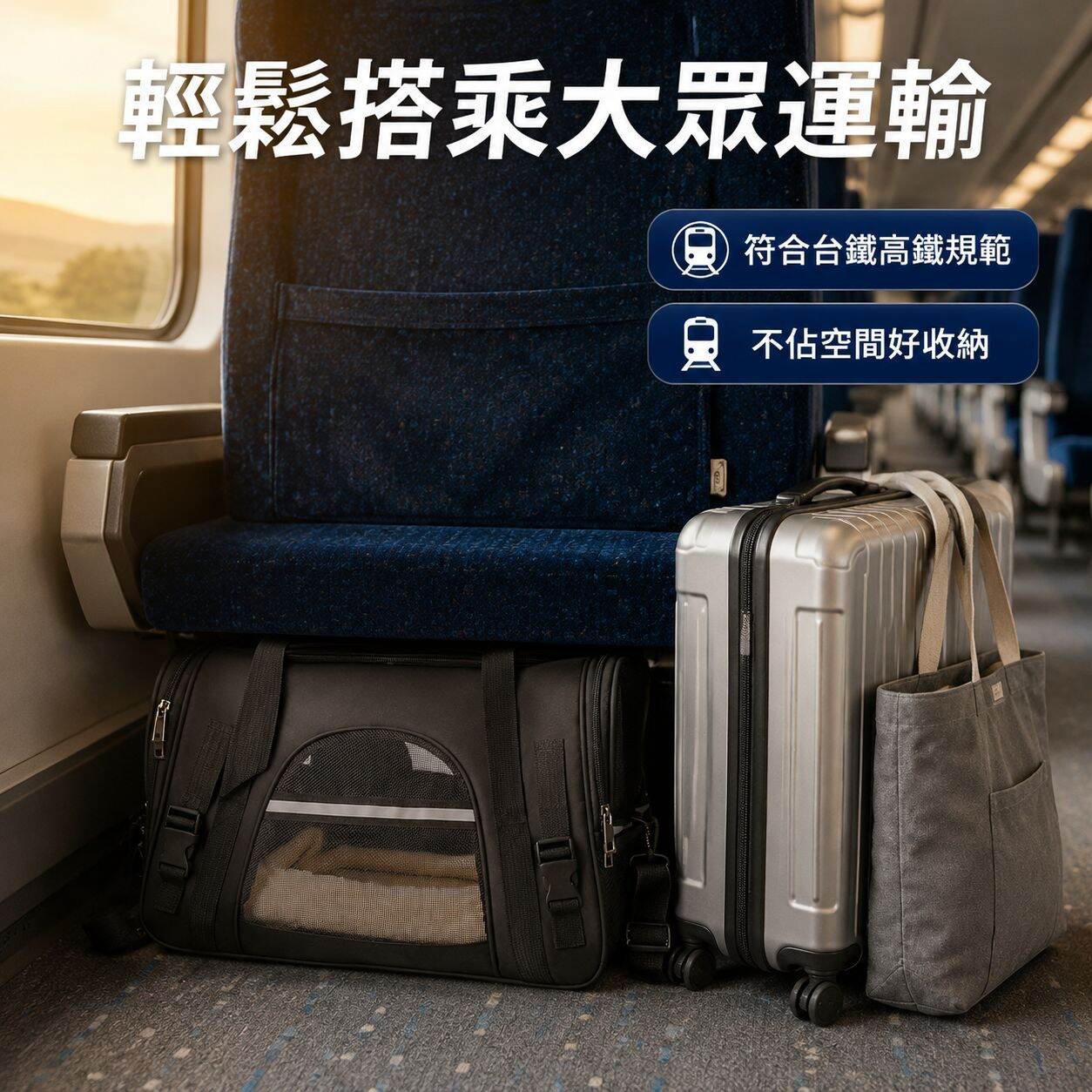 多功能寵物外出包斜挎透氣貓狗包便攜車載寵物袋