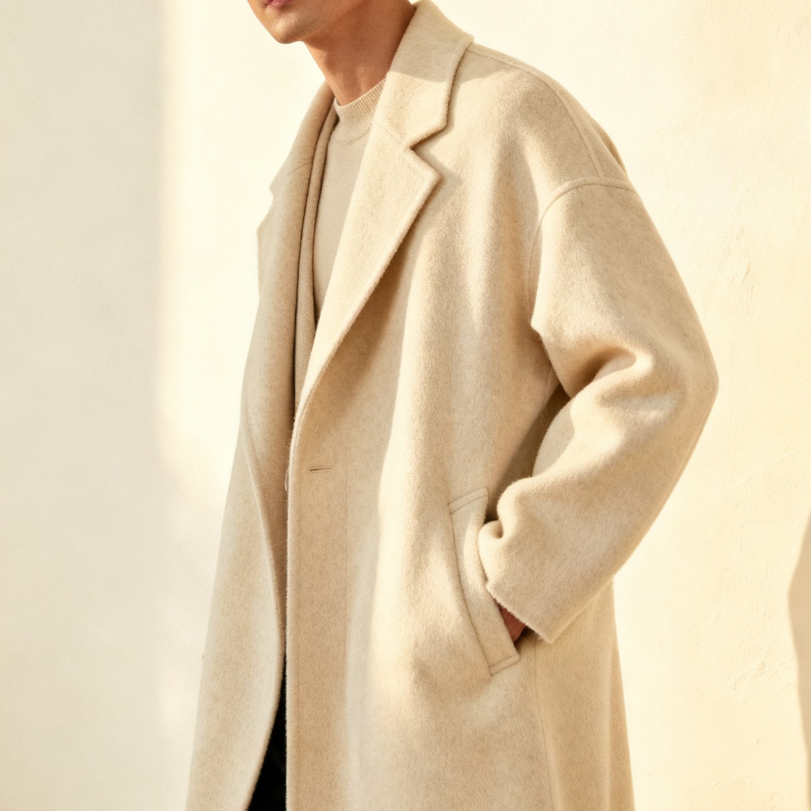 남성 캐시미어 코트