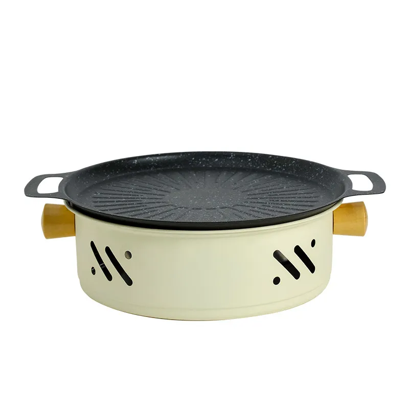 휴대용 야외 바베큐 그릴 가정용 소형 숯불 구이 그릴 다기능 캠핑 바베큐