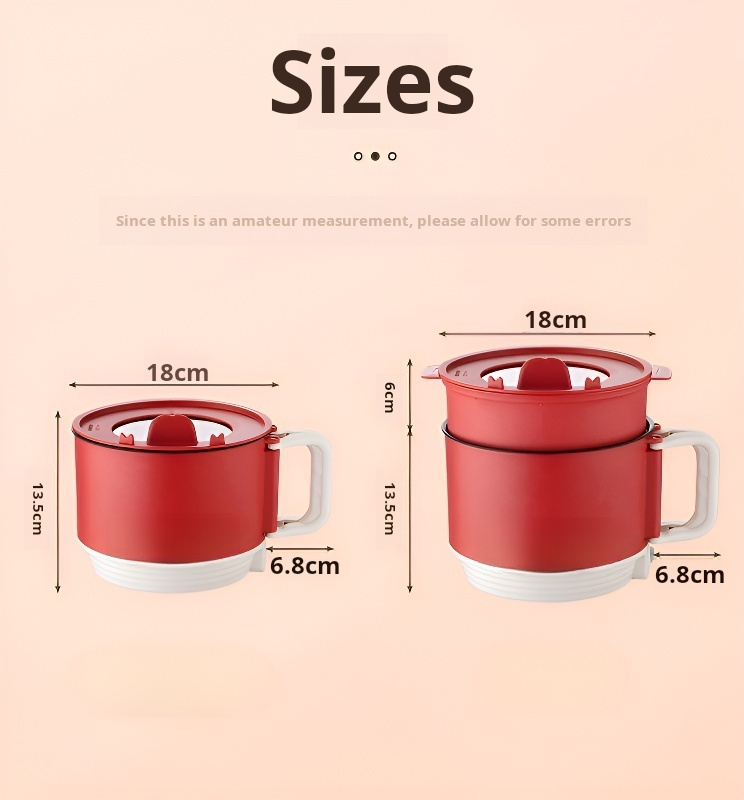 Compact electric cooker on a kitchen countertop