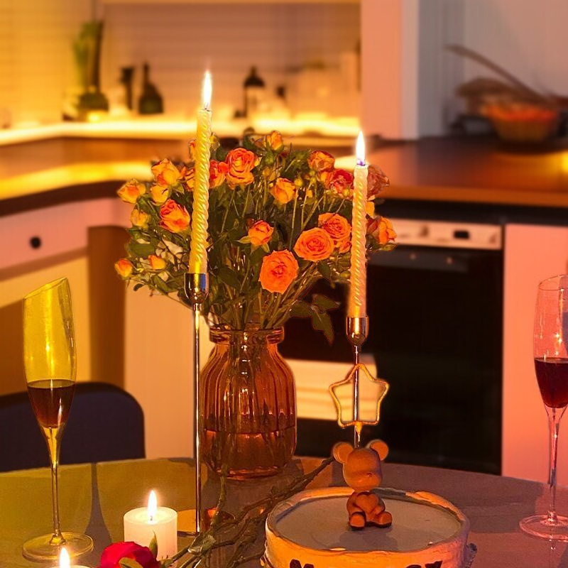 北歐輕奢風燭臺