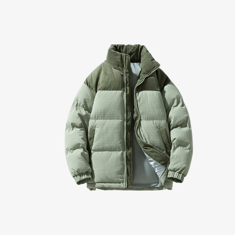 カップル用秋冬チャイナベーカリー風プリントパディングジャケット