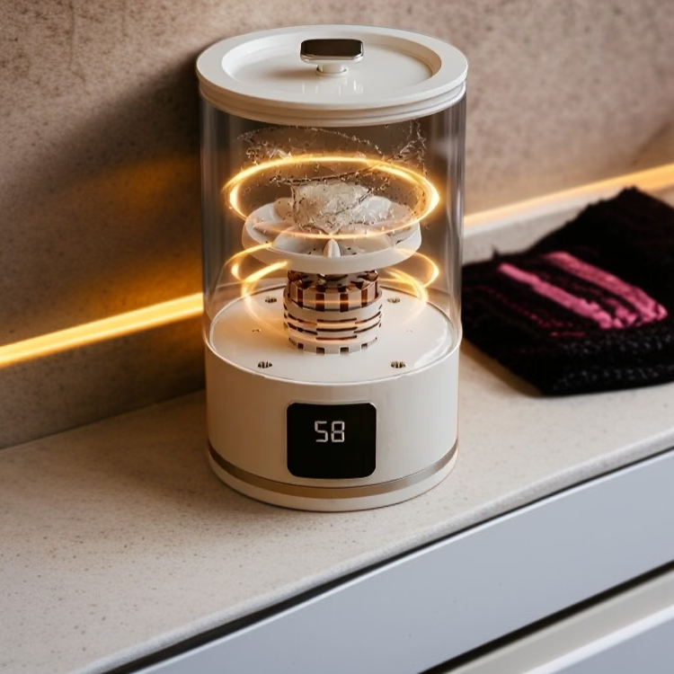 Tecnología avanzada en lavadora portátil para ropa íntima