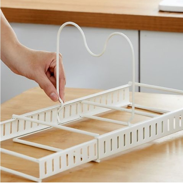 可伸縮多層摺疊置物架